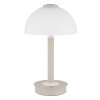 Illuminazione Globo Lighting Uldin Lampada da tavolo LED Sabbia, Bianco, 1-Luce