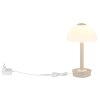 Illuminazione Globo Lighting Uldin Lampada da tavolo LED Sabbia, Bianco, 1-Luce