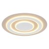 Illuminazione Globo Lighting Jayden Plafoniera LED Sabbia, Bianco, 1-Luce