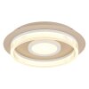 Illuminazione Globo Lighting Zara Plafoniera LED Sabbia, Bianco, 1-Luce
