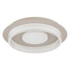 Illuminazione Globo Lighting Zara Plafoniera LED Sabbia, Bianco, 1-Luce