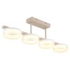 Illuminazione Globo Lighting Zara Plafoniera LED Sabbia, Bianco, 1-Luce
