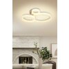 Illuminazione Globo Lighting Zara Plafoniera LED Sabbia, Bianco, 1-Luce