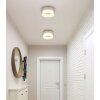 Illuminazione Globo Lighting Zara Plafoniera LED Sabbia, Bianco, 1-Luce