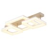 Illuminazione Globo Lighting Zara Plafoniera LED Sabbia, Bianco, 1-Luce