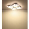 Illuminazione Globo Lighting Mosaiko Plafoniera LED Sabbia, Bianco, 1-Luce, Telecomando