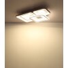 Illuminazione Globo Lighting Mosaiko Plafoniera LED Sabbia, Bianco, 1-Luce, Telecomando
