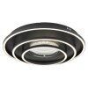 Illuminazione Globo Lighting Lawanda Plafoniera LED Nero, 1-Luce