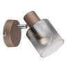 Illuminazione Globo Lighting Walton Plafoniera, Faretto da soffitto, Applique, Faretto da parete Marrone, Cromo, 1-Luce