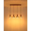 Illuminazione Globo Lighting Walton Lampadario a sospensione Marrone, 4-Luci