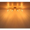 Illuminazione Globo Lighting Walton Plafoniera Marrone, Cromo, 4-Luci