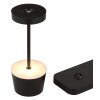 Illuminazione Globo Lighting Dawson Lampada da tavolo LED Nero, 1-Luce, Telecomando, Cambia colore