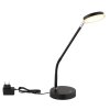Illuminazione Globo Lighting Silvio Lampada da tavolo LED Nero, 1-Luce