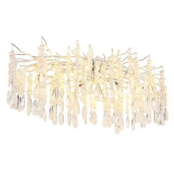 Illuminazione Globo Lighting Kinga Plafoniera Argento, 10-Luci