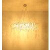 Illuminazione Globo Lighting Kinga Lampadario a corona Argento, 14-Luci