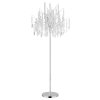 Illuminazione Globo Lighting Kinga Lampada da terra Argento, 5-Luci