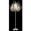 Illuminazione Globo Lighting Kinga Lampada da terra Argento, 5-Luci