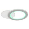Illuminazione Globo Lighting Mavis Plafoniera LED Bianco, 1-Luce, Telecomando, Cambia colore