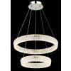 Illuminazione Globo Lighting Laurel Lampadario a sospensione LED Cromo, 1-Luce, Telecomando