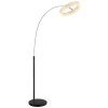 Illuminazione Globo Lighting Laurel Lampada da terra LED Nero, 1-Luce