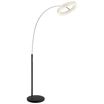 Illuminazione Globo Lighting Laurel Lampada da terra LED Nero, 1-Luce
