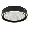 Illuminazione Globo Lighting Mirrora Plafoniera LED Nero, 1-Luce, Telecomando