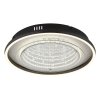 Illuminazione Globo Lighting Mirrora Plafoniera LED Cromo, Nero, Argento, 1-Luce