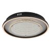 Illuminazione Globo Lighting Mirrora Plafoniera LED Cromo, Nero, Argento, 1-Luce