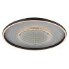 Illuminazione Globo Lighting Mirrora Plafoniera LED Cromo, Nero, Argento, 1-Luce