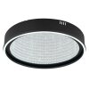 Illuminazione Globo Lighting Mirrora Plafoniera LED Nero, 1-Luce, Telecomando