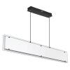 Illuminazione Globo Lighting Mirrora Lampadario a sospensione LED Nero, 1-Luce, Telecomando