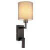 Illuminazione Globo Lighting Zamora Applique Nero, 1-Luce