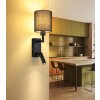 Illuminazione Globo Lighting Zamora Applique Nero, 1-Luce