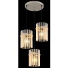 Illuminazione Globo Lighting Gorley Lampadario a sospensione Sabbia, 3-Luci