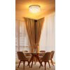 Illuminazione Globo Lighting Gorley Plafoniera Cromo, Sabbia, 5-Luci