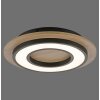 Illuminazione Leuchten Direkt TOLA Plafoniera LED Marrone, Nero, 1-Luce