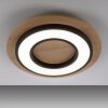 Illuminazione Leuchten Direkt TOLA Plafoniera LED Marrone, Nero, 1-Luce