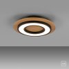 Illuminazione Leuchten Direkt TOLA Plafoniera LED Marrone, Nero, 1-Luce