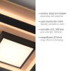 Illuminazione Leuchten Direkt TOLA Plafoniera LED Marrone, Nero, 2-Luci
