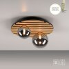 Illuminazione Leuchten Direkt STIKA Plafoniera LED Legno chiaro, 2-Luci