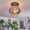 Ripoll Plafoniera, Lampada a sfera Chiaro, Grigio fumo, 1-Luce