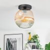 Ripoll Plafoniera, Lampada a sfera Ambrato, Chiaro, 1-Luce