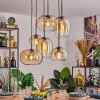 Apedo Lampadario a sospensione, Lampada a sospensione Ambrato, Chiaro, 6-Luci