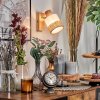 Fallhagen Applique, Faretto da parete Cromo, Legno chiaro, 1-Luce