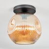 Ripoll Plafoniera, Lampada a sfera Ambrato, 1-Luce
