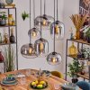 Apedo Lampadario a sospensione, Lampada a sospensione Chiaro, Grigio fumo, 6-Luci