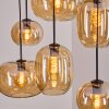 Apedo Lampadario a sospensione, Lampada a sospensione Ambrato, 6-Luci
