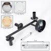 Koyoto Plafoniera, Lampada a sfera Ambrato, Cromo, Chiaro, Grigio fumo, 3-Luci