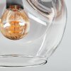 Ripoll Plafoniera, Lampada a sfera Chiaro, Grigio fumo, 3-Luci