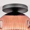 Ripoll Plafoniera, Lampada a sfera Chiaro, Ramato, 1-Luce